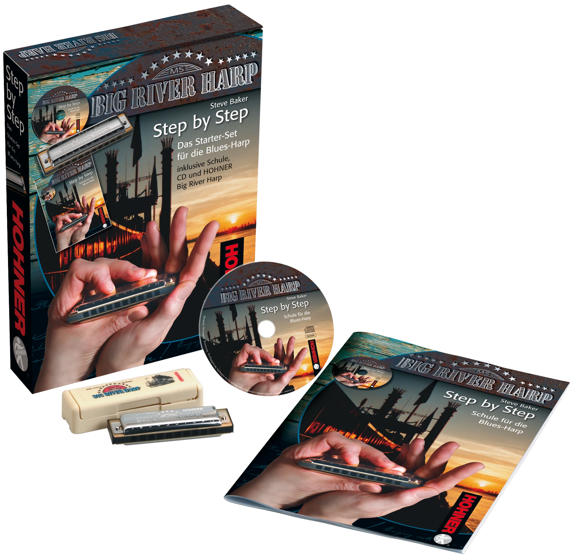 Hohner StarterSet Big River Englisch C-DUR